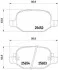 KLOCKI HAM. FIAT 500L 12- ASHIKA 51000208 (фото 2)