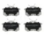 Колодки гальмівні (задні) Audi A4/A6/Skoda SuperB 01-09/Renault Clio 05-14/VW Golf/Passat 84-02 ASHIKA 51000700 (фото 1)