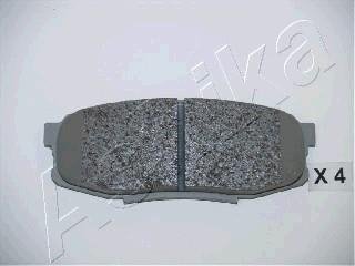 Гальмівні колодки дискові зад. Toyota Land Cruiser 4.5 D-4D/4.7 VVTi 01 07- ASHIKA 51-02-221