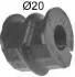 TULEJA ST. NISSAN NOTE 12- GOM1263