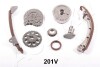 К-кт ланцюга приводу ГРМ (3 шестірні + напр...) TOYOTA COROLLA (E11, E12) 1.4/1.6 00-07, AVENSIS 1.6/1.8 00-08 ASHIKA KCK201V (фото 2)