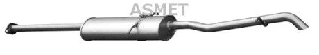 Задний. глушитель,выпускная сист. Asmet 01.021