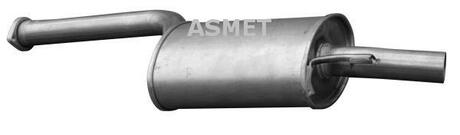 Передній глушник,випускна сист Asmet 01.023 (фото 1)