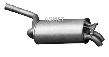 Задний. глушитель,выпускная сист. Asmet 01.024