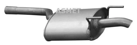 Задний. глушитель,выпускная сист. Asmet 01.053