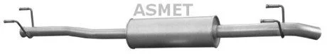 Задний. глушитель,выпускная сист. Asmet 02.058