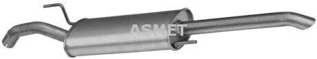 Задний. глушитель,выпускная сист. Asmet 03.060