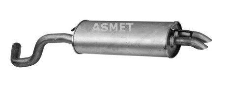 Задний. глушитель,выпускная сист. Asmet 03.089
