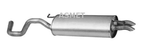 Задний. глушитель,выпускная сист. Asmet 03.090