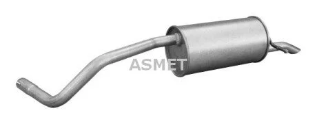 Задній. глушник,випускна сист. Asmet 03112
