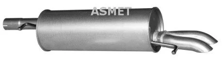 Задний. глушитель,выпускная сист. Asmet 04.076
