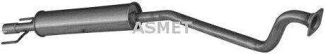 Глушник системи випуску (середній) Asmet 05125
