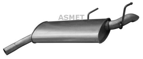 Задний. глушитель,выпускная сист. Asmet 05.176