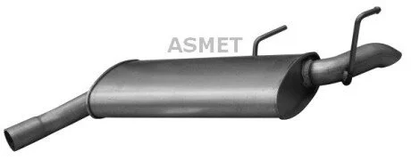 Задний. глушитель,выпускная сист. Asmet 05.178