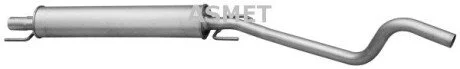 Передний глушитель, выпускная сист Asmet 05.181