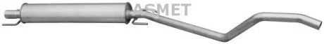 Передний глушитель, выпускная сист Asmet 05.182