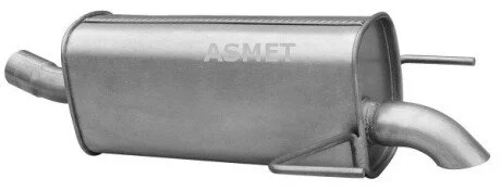 Задний. глушитель,выпускная сист. Asmet 05.184