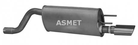 Глушитель системы выпуска, задний Asmet 05.192