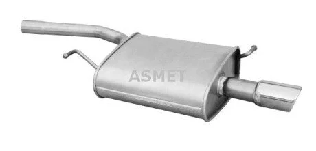 Задний. глушитель,выпускная сист. Asmet 06.016