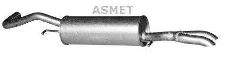 Задний. глушитель,выпускная сист. Asmet 06.019