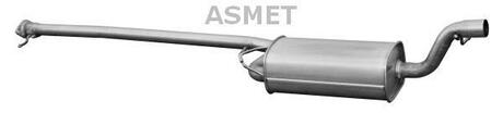 Передній глушник,випускна сист Asmet 07.154 (фото 1)