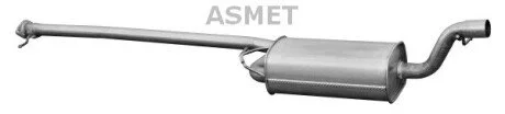 Передний глушитель, выпускная сист Asmet 07.154
