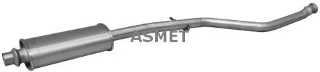 Передній глушник,випускна сист Asmet 08.007