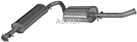 Випускна система,компл. Asmet 09.041