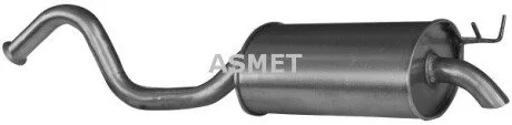 Задний. глушитель,выпускная сист. Asmet 10.040