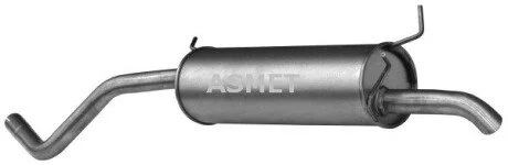 Глушник вихлопних газів (кінцевий) Asmet 10060