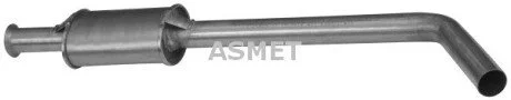 Передній глушник,випускна сист Asmet 10.068