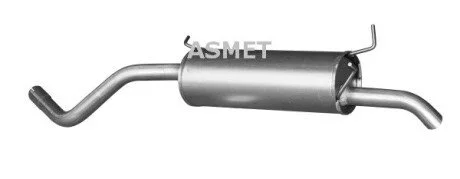 Задний. глушитель,выпускная сист. Asmet 10.086