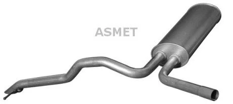 Задний. глушитель,выпускная сист. Asmet 10.122