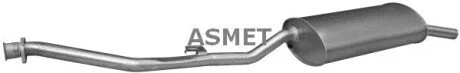 Задний. глушитель,выпускная сист. Asmet 12.021