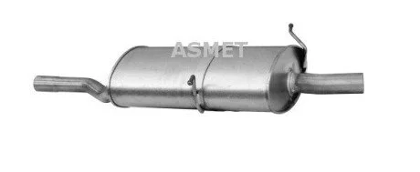 Задний. глушитель,выпускная сист. Asmet 12.028