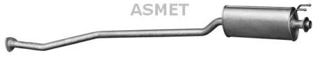 Передній глушник,випускна сист Asmet 13.027