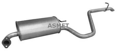 Задний. глушитель,выпускная сист. Asmet 15.011