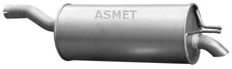 Задний. глушитель,выпускная сист. Asmet 16.082