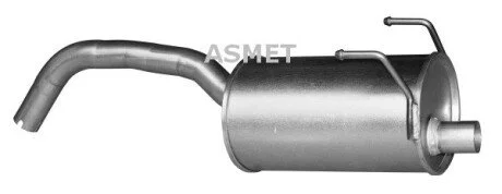 Задний. глушитель,выпускная сист. Asmet 16.090
