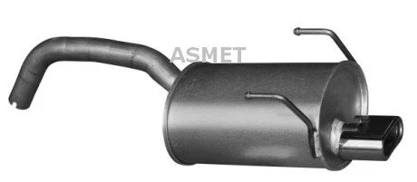 Задний. глушитель,выпускная сист. Asmet 16.091