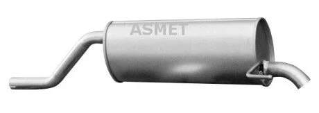 Задний. глушитель,выпускная сист. Asmet 16.097