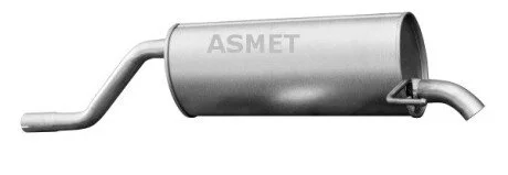 Задний. глушитель,выпускная сист. Asmet 16.099