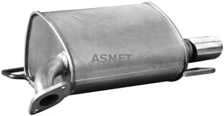 Задній. глушник,випускна сист. Asmet 17.002