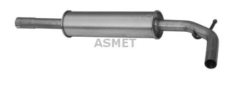 Передний глушитель, выпускная сист Asmet 19.010