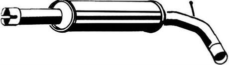 Передній глушник,випускна сист Asmet 19.028 (фото 1)