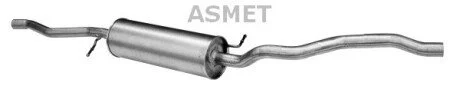 Передній глушник,випускна сист Asmet 19.033 (фото 1)