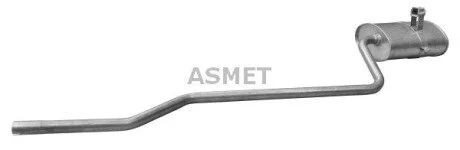 Задний. глушитель,выпускная сист. Asmet 20.031
