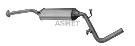 Передний глушитель, выпускная сист Asmet 21.006