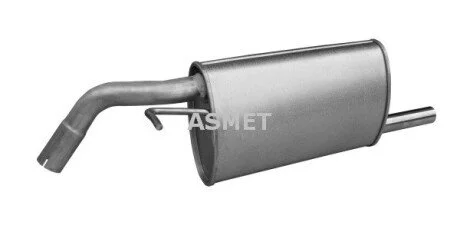 Задний. глушитель,выпускная сист. Asmet 26.018