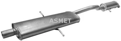 Задний. глушитель,выпускная сист. Asmet 27.006